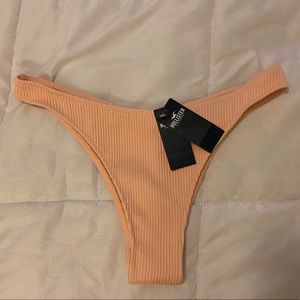 Hollister Ribbed High-Leg Bikini Bottom